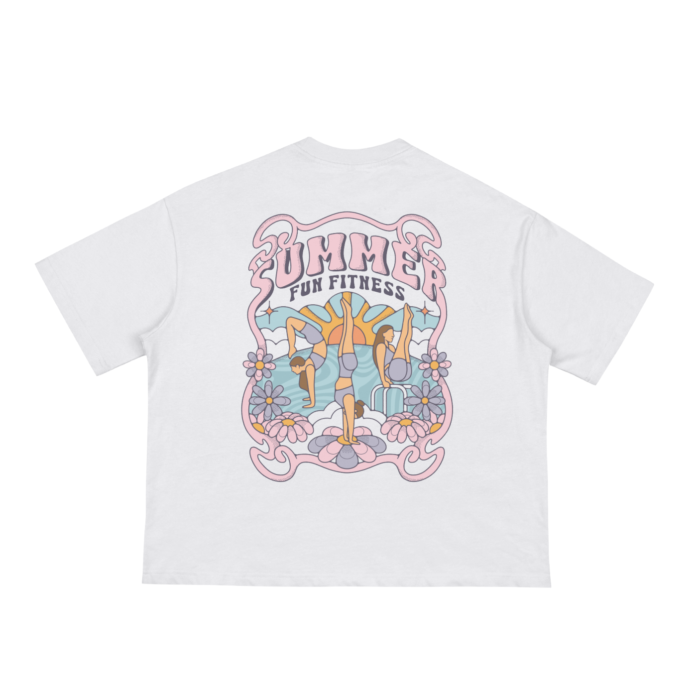 Calisthenics Women Oversized Boxy T-Shirt White