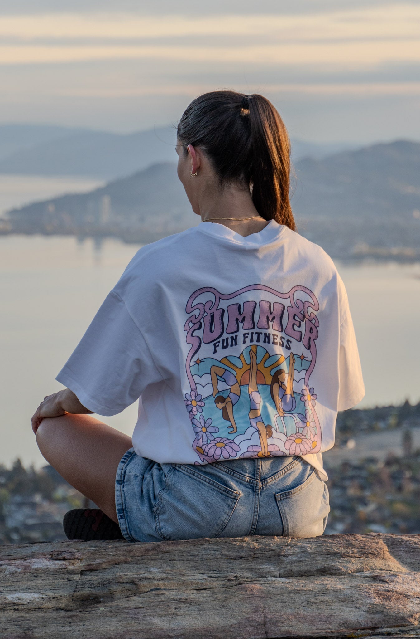 Calisthenics Women Oversized Boxy T-Shirt White