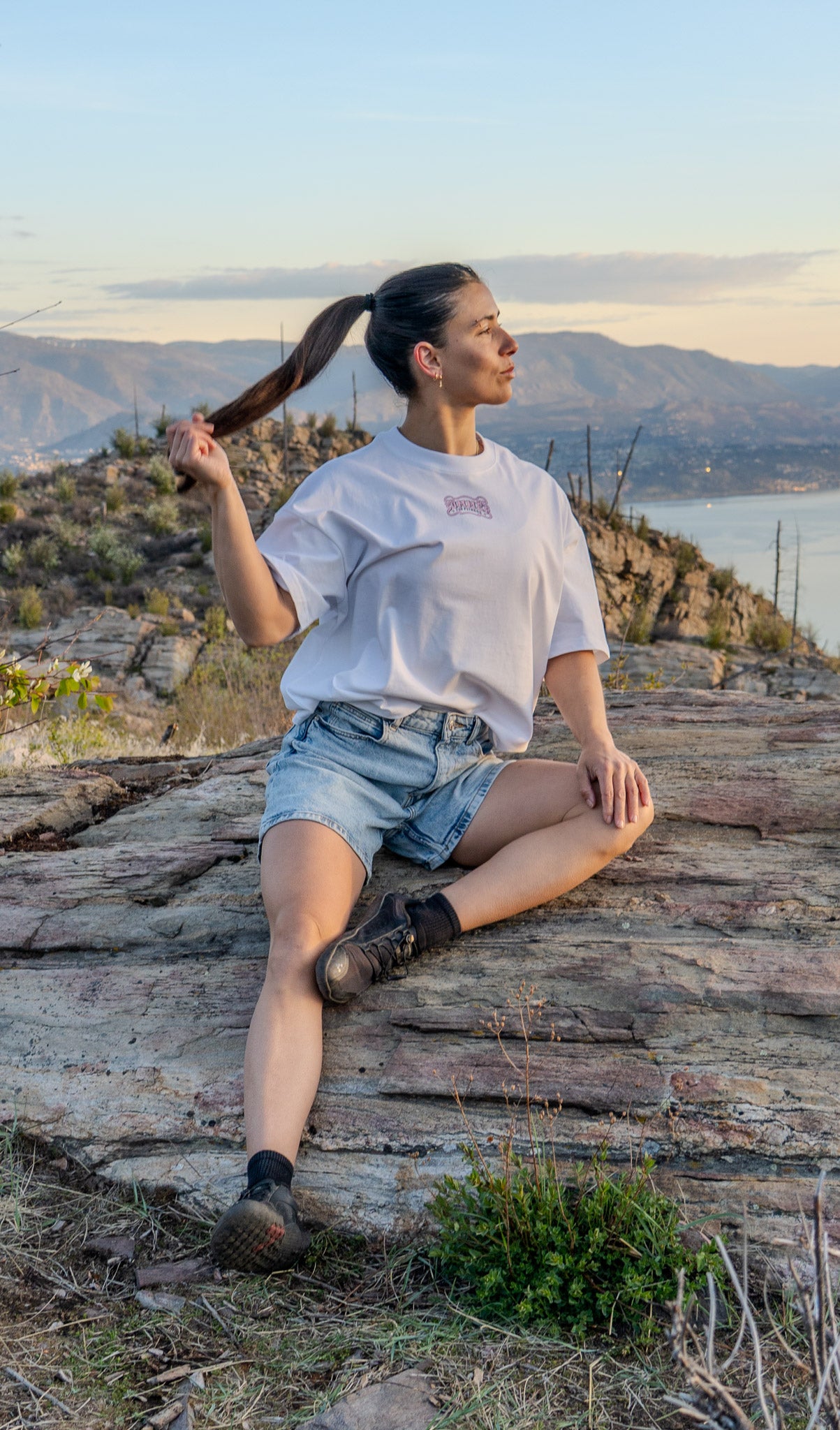 Calisthenics Women Oversized Boxy T-Shirt White