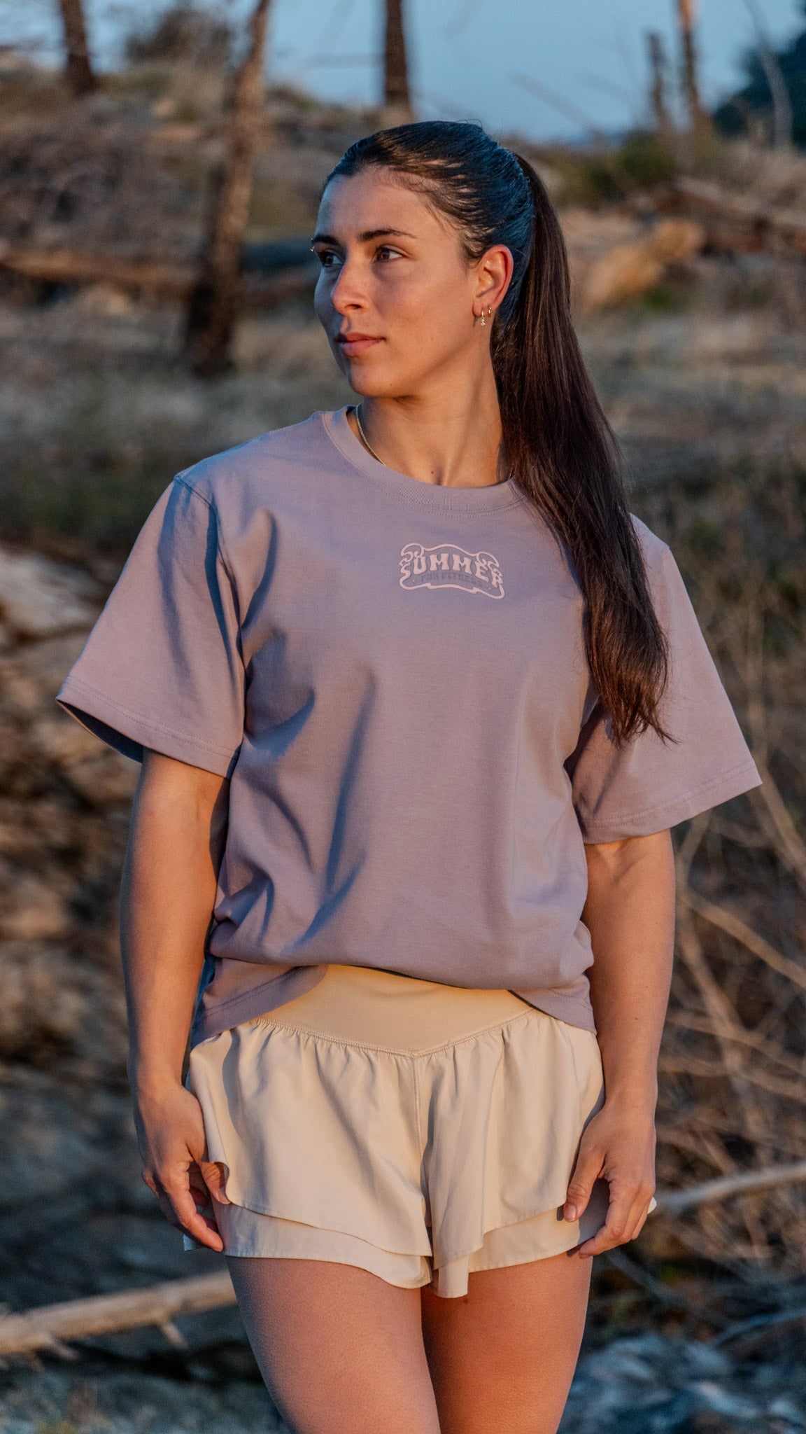 Calisthenics Women Purple T-Shirt
